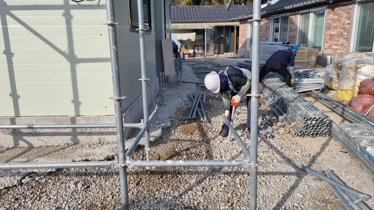 시스템비계공사