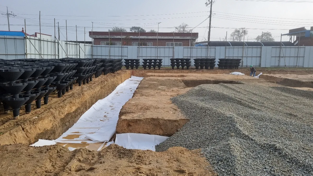 기초토목공사-팽이기초