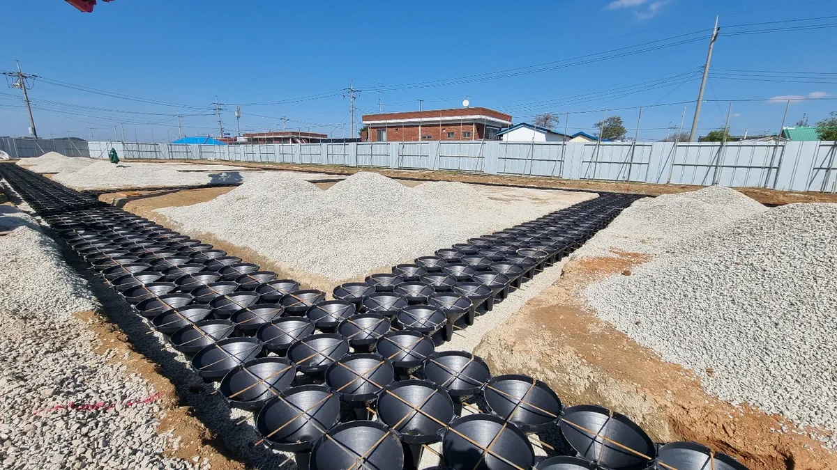 기초토목공사-팽이기초