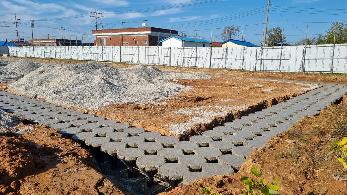 기초토목공사-팽이기초