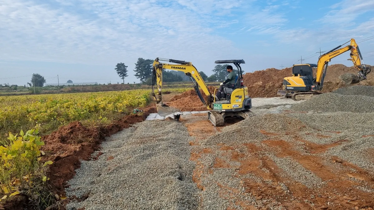 기초토목공사-팽이기초