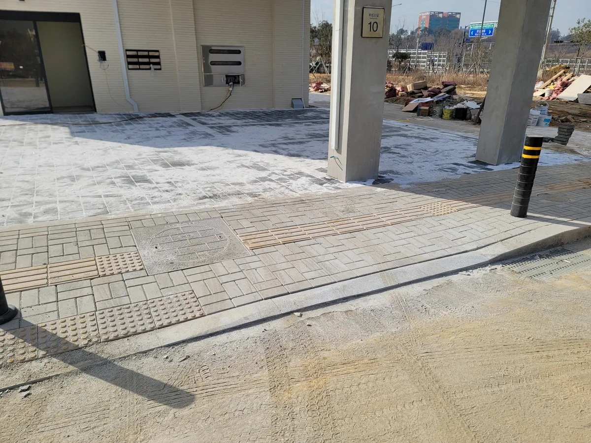 부대토목공사-투수블럭