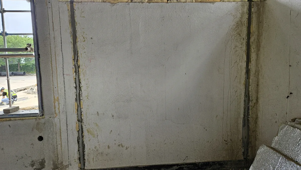 구조보강-허리벽컷팅