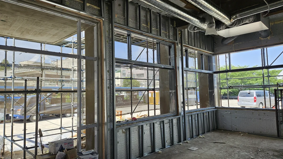 스터드벽체공사