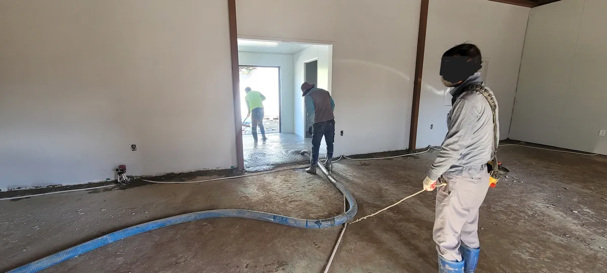 내부 바닥 미장